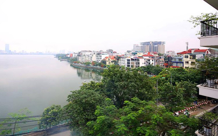 West Lake View 03 Bedrooms Apartment in Tay Ho with Nice Funishings