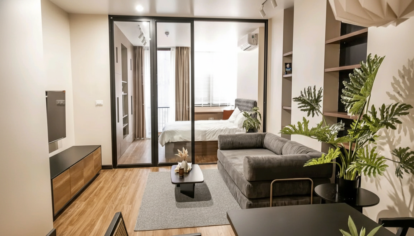 ✨ MODERN 1-BEDROOM SERVICE APARTMENT FOR RENT – NEAR WEST LAKE, XUAN DIEU ✨