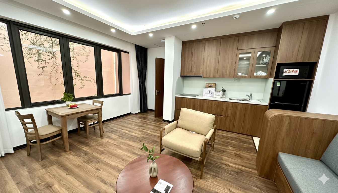 🌟 HOT RENTAL: 55M² 1-BEDROOM SERVICED APARTMENT – PREMIUM AMENITIES! 🌟 