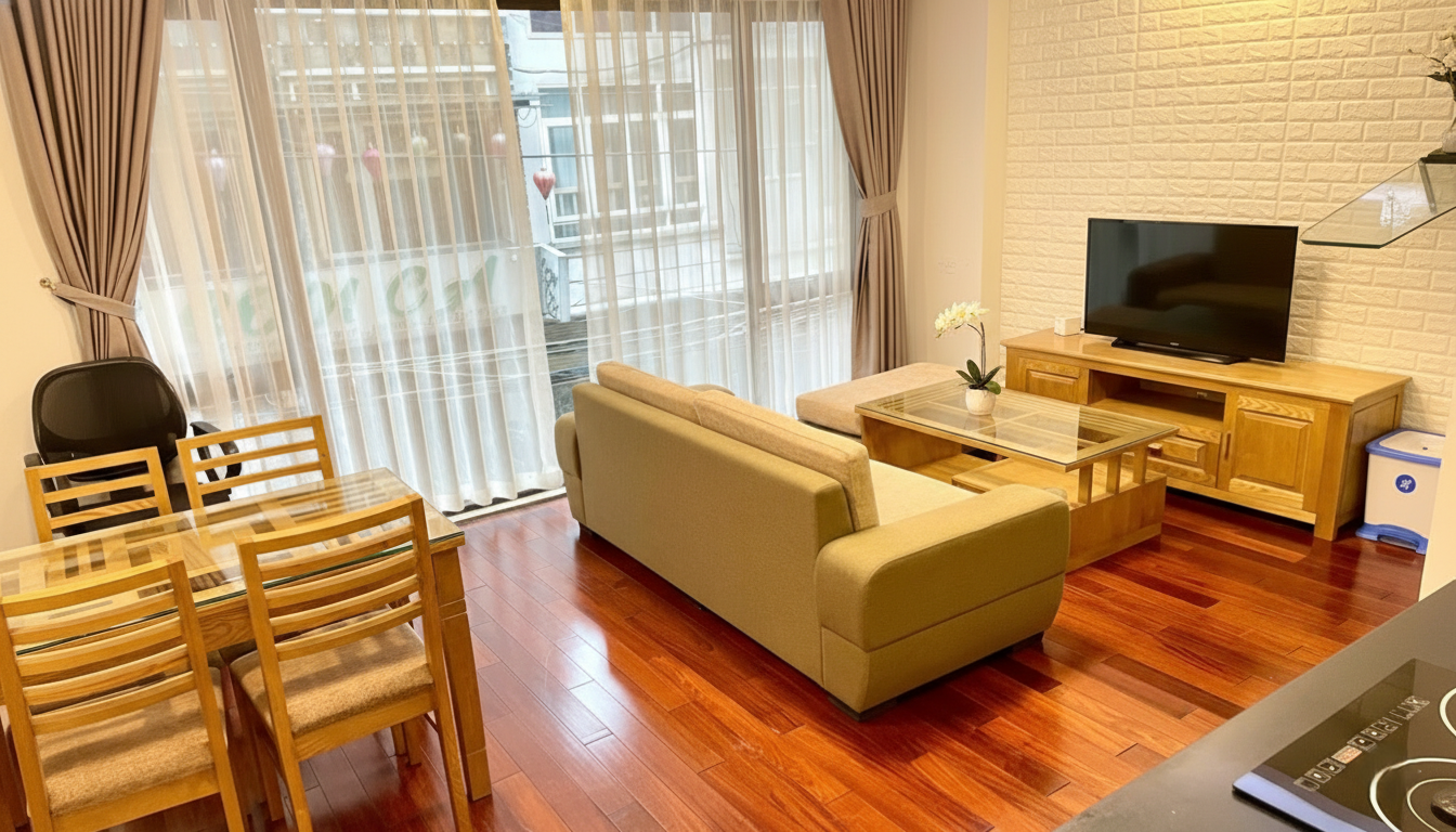 🍃 COZY 1-BEDROOM APARTMENT FOR RENT - TRUC BACH AREA