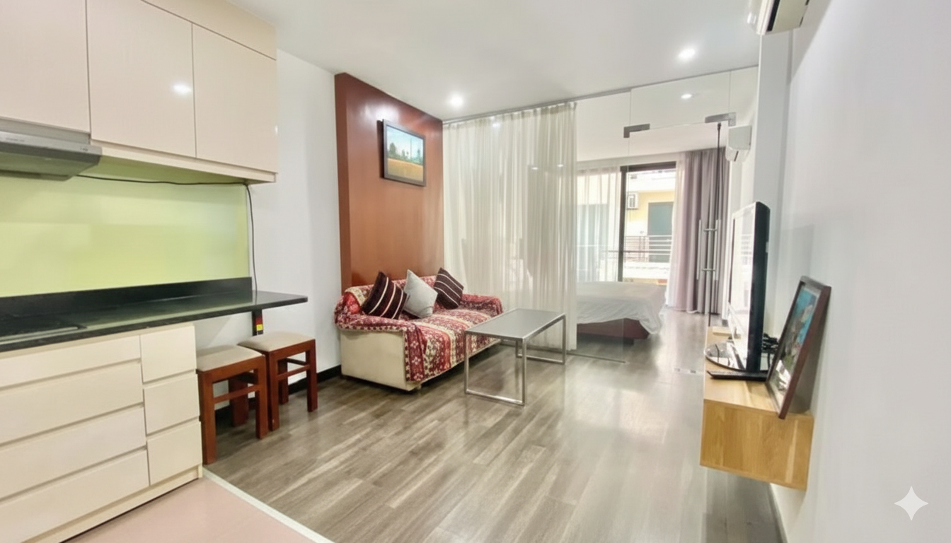 🏡 Cozy 1-Bedroom Apartment for Rent – Mac Dinh Chi, Ba Dinh 