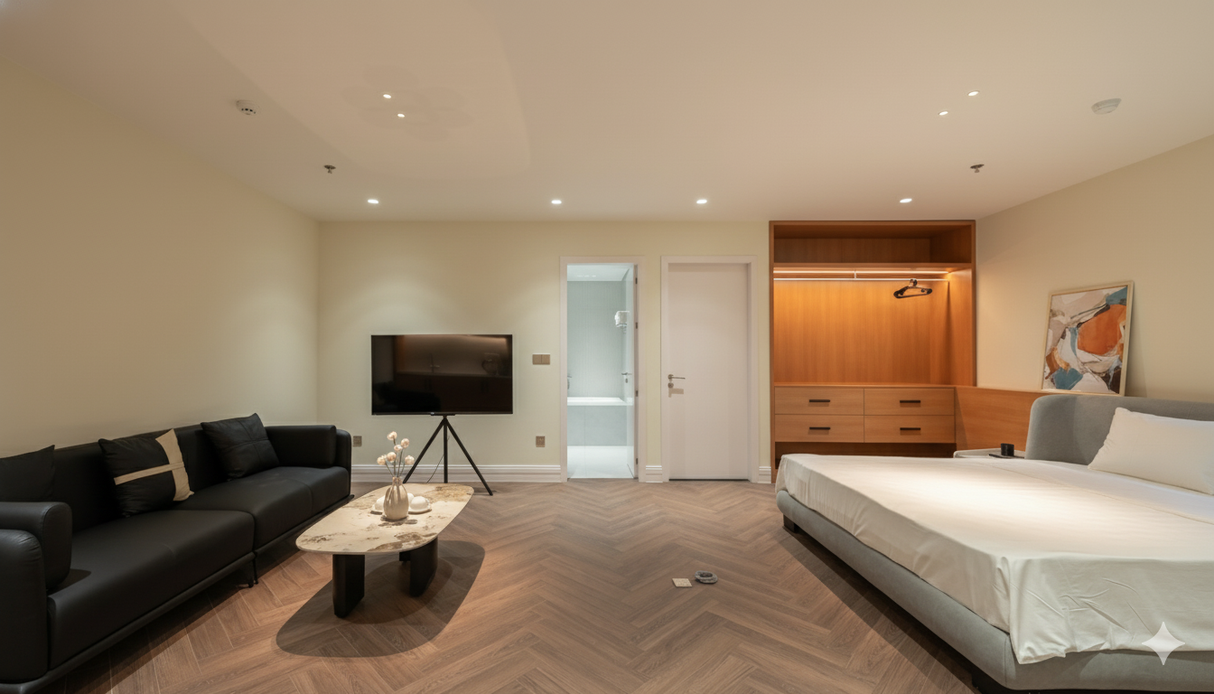 💎 EXCLUSIVE! PREMIUM STUDIO APARTMENT 60M² – LUXURY BATH & LARGE SOFA 💎