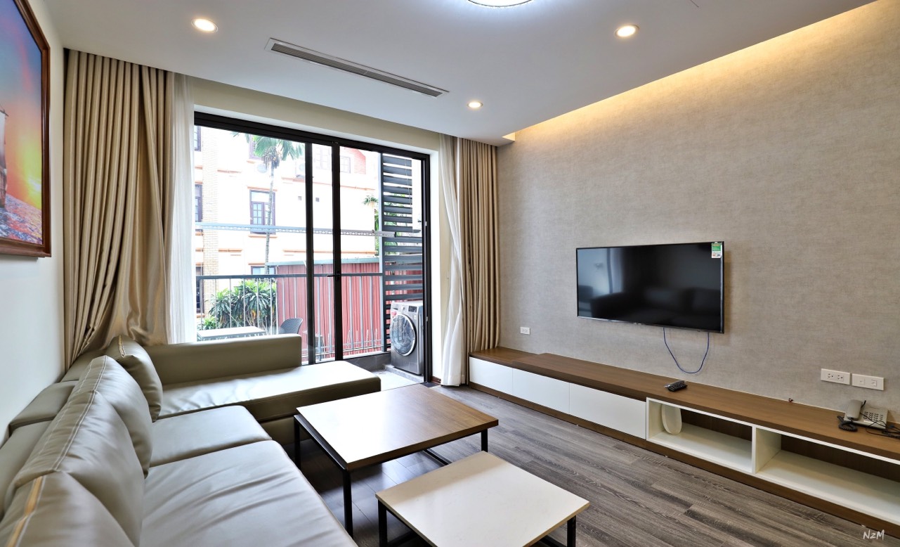  💎 PRIME 1-BEDROOM LUXURY APARTMENT 70 m2 – QUANG AN, TAY HO 💎 Exceptional Space | Sleek Modern Design | Peaceful Location with Private Balcony