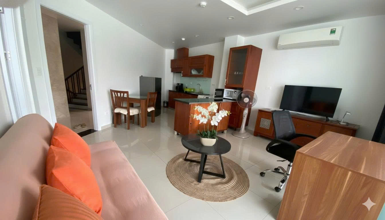  💥 STUNNING SERVICED 1 BEDROOM APARTMENT FOR RENT ON TRAN VU STREET, TRUC BACH! 💥